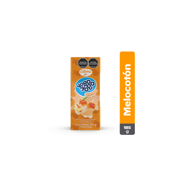 yogo yogo en caja sabor melocotón *185ml