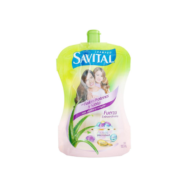 Shampoo Savital Con Fusion Proteinas y Sábila *100ml