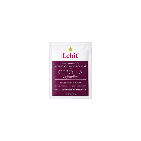 Lehit Tratamiento Acondicionador Capilar con Cebolla y Jengibre 30g