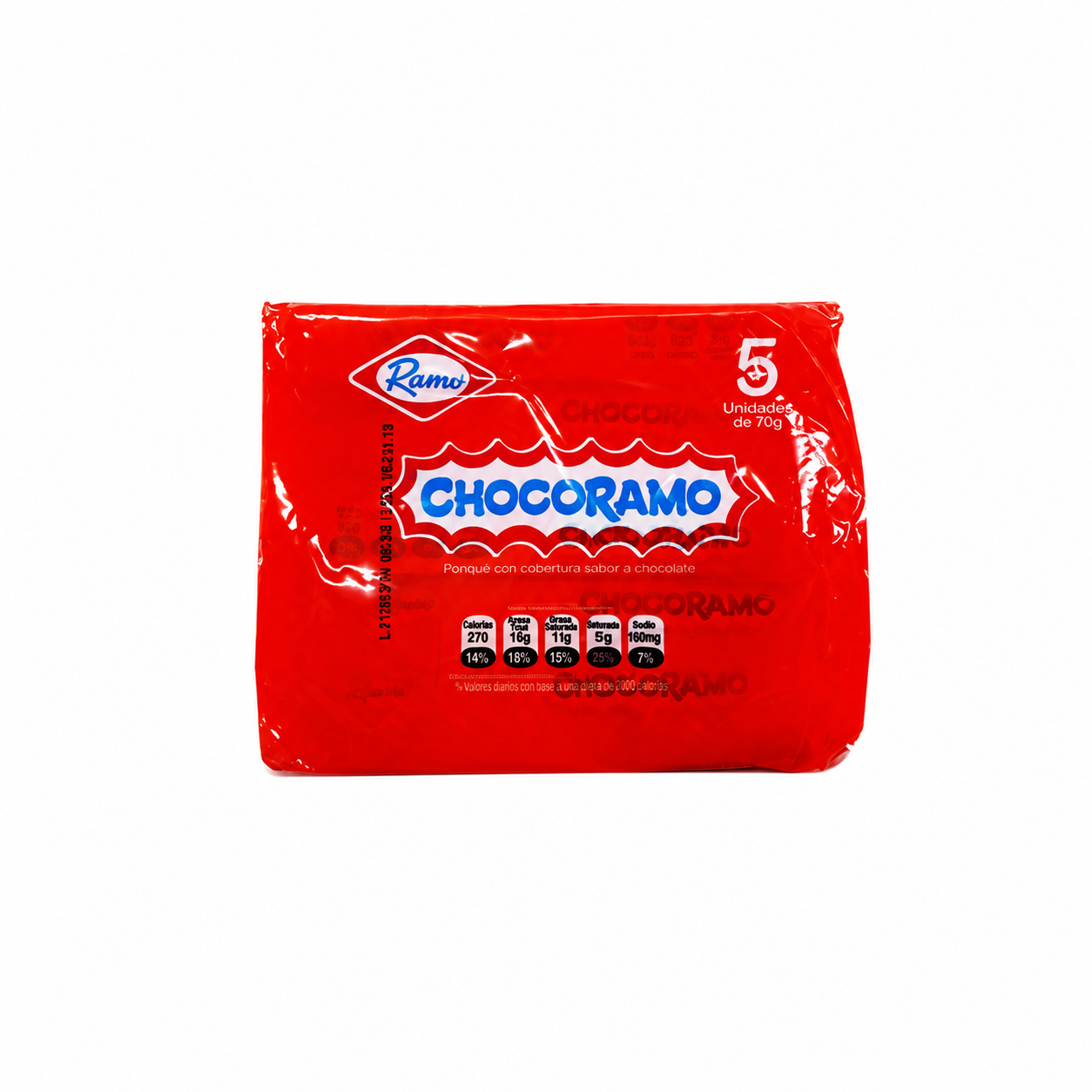 Chocoramo x 5 unidades