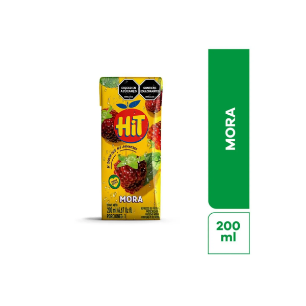 Jugo hit en caja sabor mora *200ml