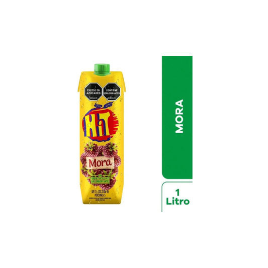 Jugo hit caja sabor mora *1 litro