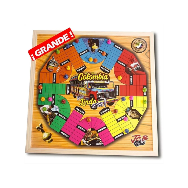 Parqués Doble Cara 4–6 Personas Imanado