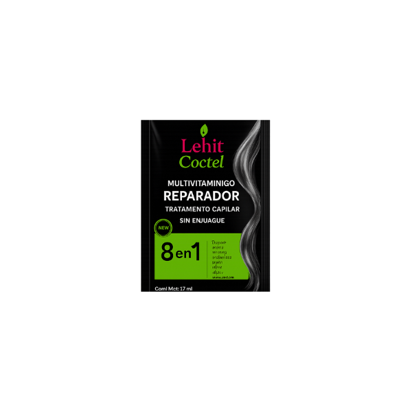 Lehit Cóctel Multivitamínico Repolarizador 8 en 1 – Tratamiento Capilar 30g