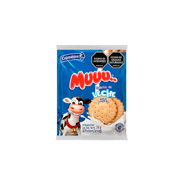 Galleta Muuu 216g (18 Unidades)