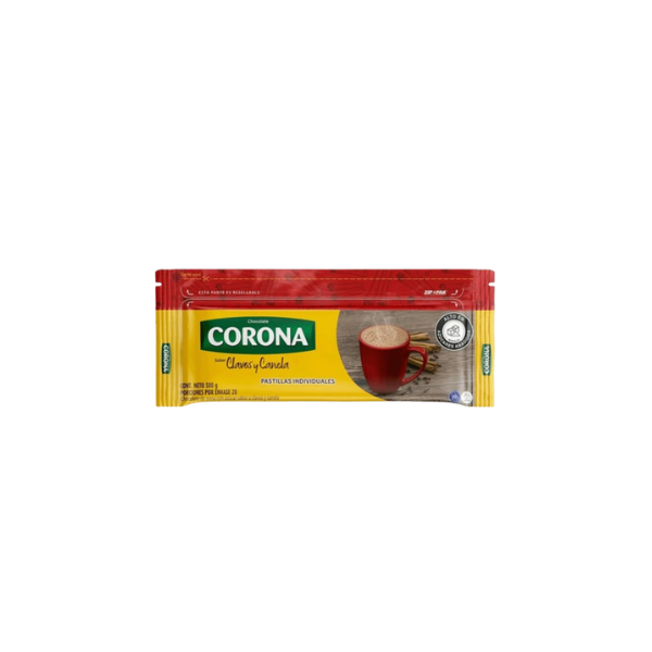 Chocolate Corona Clavos y Canela 500g