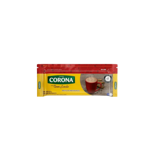 Chocolate Corona Clavos y Canela 500g