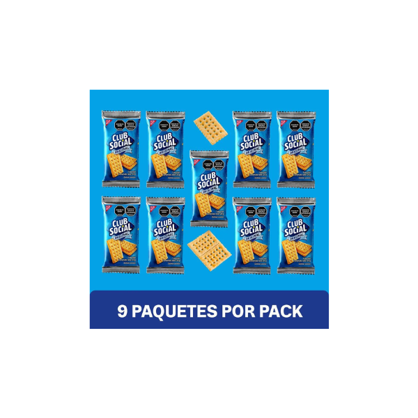 Galleta Club Social Original x 9 Paquetes