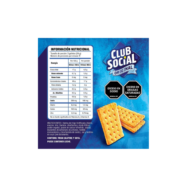 Galleta Club Social Original x 9 Paquetes