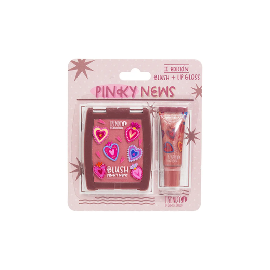 Blush + Lip Gloss Pinky News Trendy