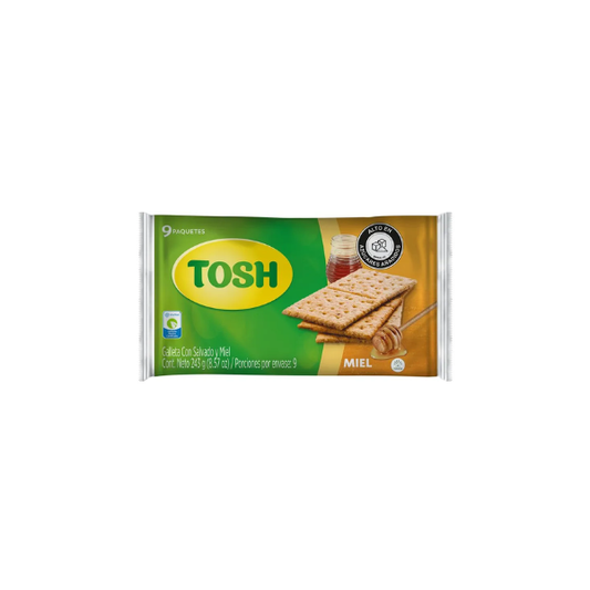 Galletas Tosh sabor miel x 9 paquetes