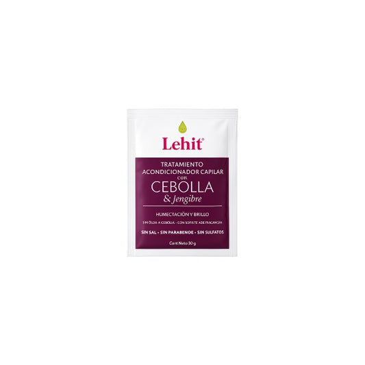 Lehit Tratamiento Acondicionador Capilar con Cebolla y Jengibre 30g