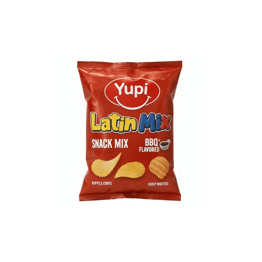 Yupi Latin Mix BBQ 250g - Ripple Chips y Crisp Wafers sabor BBQ